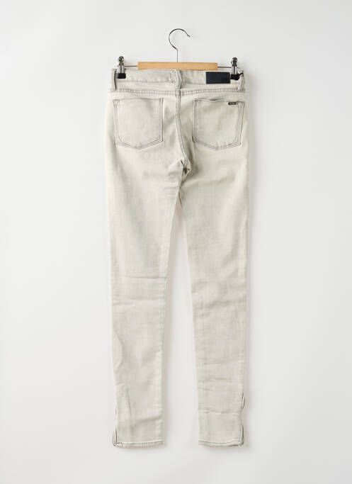 Jeans coupe slim gris REIKO pour femme