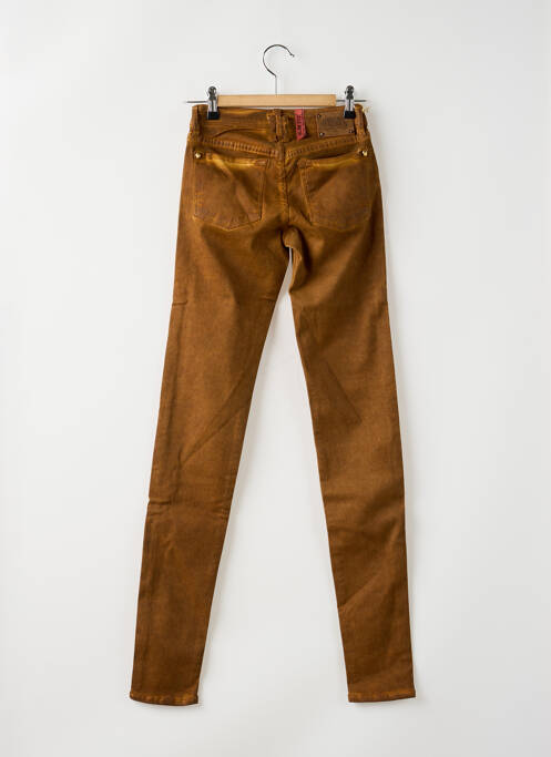 Pantalon slim jaune LE TEMPS DES CERISES femme