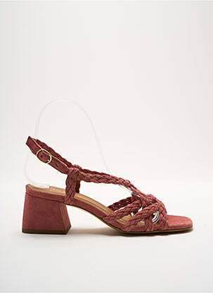 Sandales/nu pieds fermeture boucle(s) talon de 4 à 6cm rose RIVECOUR femme