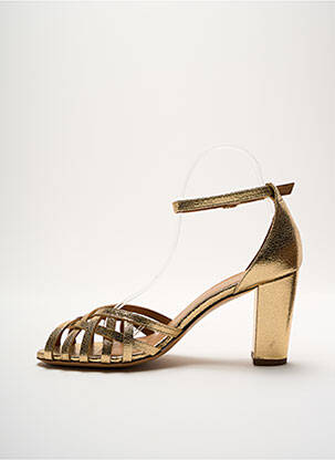 Sandales/nu pieds talon bottier talon de 7 à 9cm or RIVECOUR femme