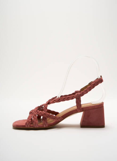 Sandales/Nu pieds rose RIVECOUR pour femme