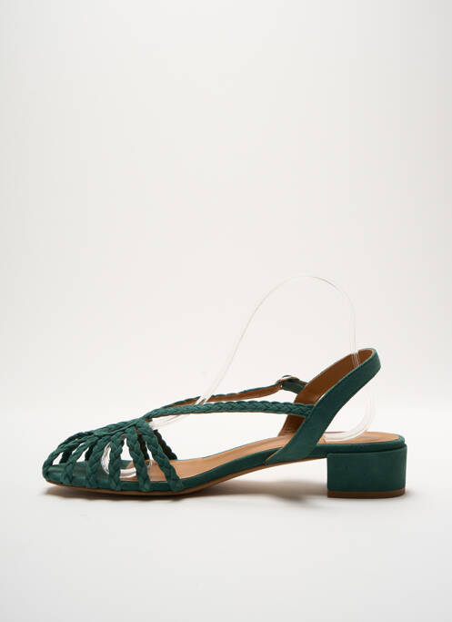 Sandales/Nu pieds vert RIVECOUR pour femme