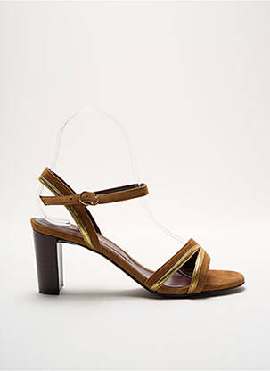 Sandales/nu pieds type de semelle amortissante talon de 4 à 6cm or AVRIL GAU femme