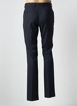Pantalon droit tissage popeline taille normale bleu CHROM MEN homme
