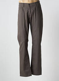 Pantalon droit tissage chiné taille normale gris JOST homme