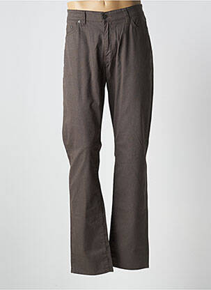 Pantalon droit tissage chiné taille normale gris JOST homme