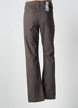 Pantalon droit tissage chiné taille normale gris JOST homme