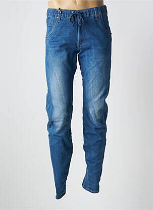 Jeans coupe slim tissage brut taille normale bleu RAW-7 homme