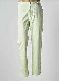 Pantalon chino tissage popeline taille normale vert clair HERO SEVEN homme