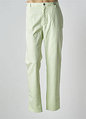 Pantalon chino tissage popeline taille normale vert clair HERO SEVEN homme