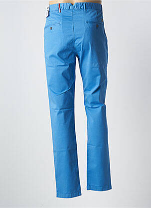 Pantalon chino tissage popeline taille normale bleu fonce HERO SEVEN homme