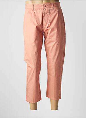 Pantalon chino tissage popeline taille normale rose OBEY homme