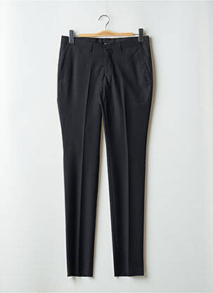 Pantalon droit stretch taille normale noir CHROM homme