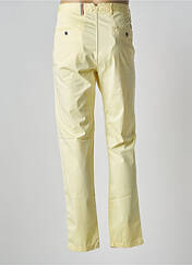 Pantalon chino jaune HERO SEVEN pour homme seconde vue