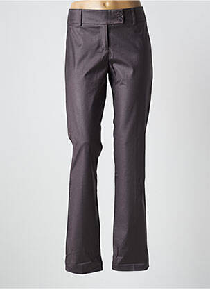 Pantalon slim taille basse taille basse gris LOLA femme