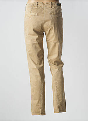 Pantalon droit tissage popeline taille basse beige DIESEL femme