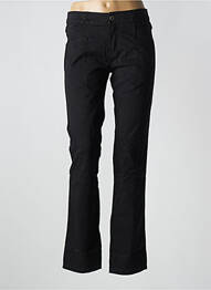 Pantalon slim taille basse taille basse noir R 867 femme