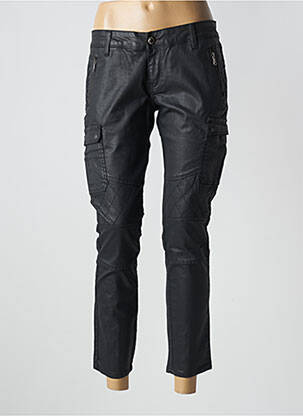 Pantalon 7/8 stretch noir TEDDY SMITH femme