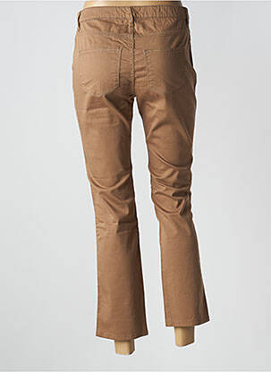 Pantalon 7/8 stretch taille normale marron ONE STEP femme