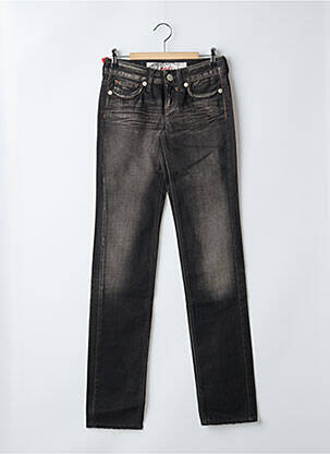 Jeans coupe slim taille basse taille basse noir TAKE TWO femme