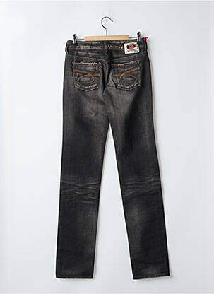 Jeans coupe slim taille basse taille basse noir TAKE TWO femme