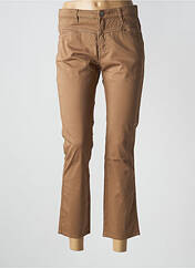 Pantalon 7/8 marron ONE STEP pour femme seconde vue