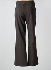 Pantalon flare marron LOLA pour femme seconde vue