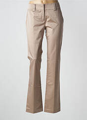 Pantalon slim beige LOLA ESPELETA pour femme seconde vue