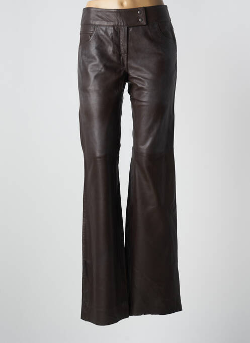 Pantalon flare marron OAKWOOD pour femme