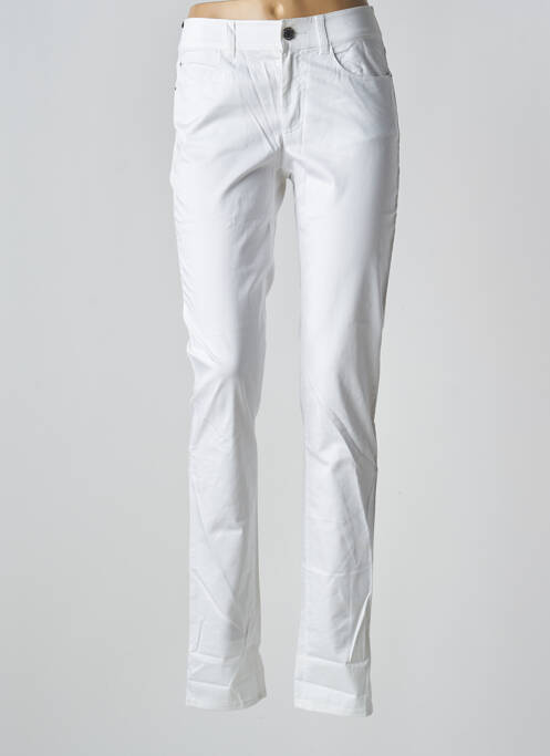 Pantalon slim blanc ARMANI pour femme