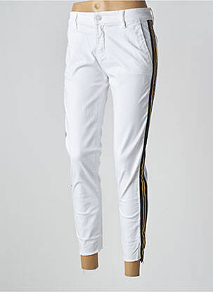 Pantalon 7/8 stretch taille normale blanc FIVE femme