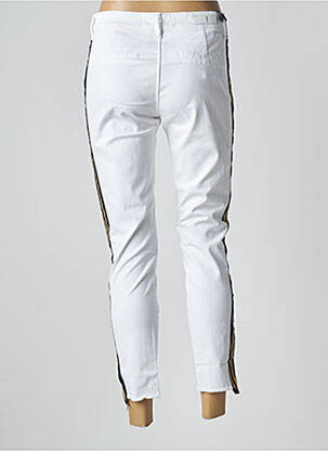 Pantalon 7/8 stretch taille normale blanc FIVE femme