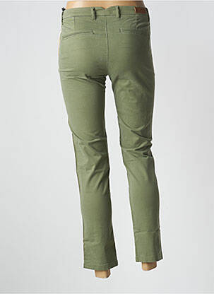 Pantalon 7/8 stretch taille normale vert HOD femme