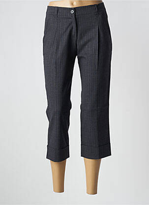 Pantacourt coupe droite taille normale gris LOLA femme