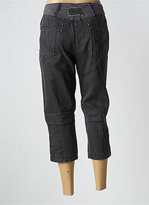 Pantacourt tissage popeline taille normale gris ET COMPAGNIE femme
