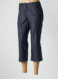 Pantacourt coupe droite taille normale bleu SALT & PEPPER femme