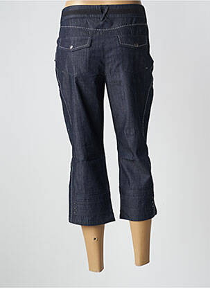 Pantacourt coupe droite taille normale bleu SALT & PEPPER femme
