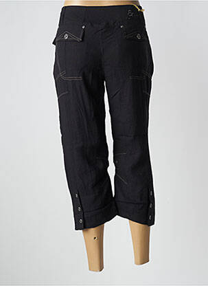 Pantacourt coupe droite taille normale noir ET COMPAGNIE femme
