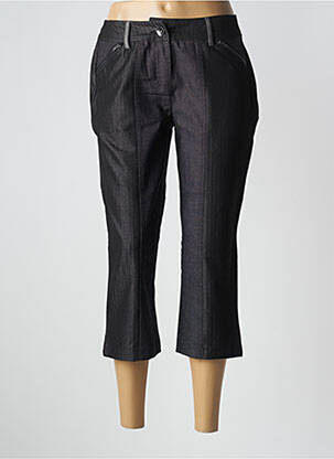 Pantacourt tissage popeline taille normale noir SALT & PEPPER femme