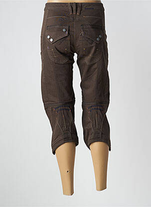 Pantacourt taille normale taille normale marron MCP femme