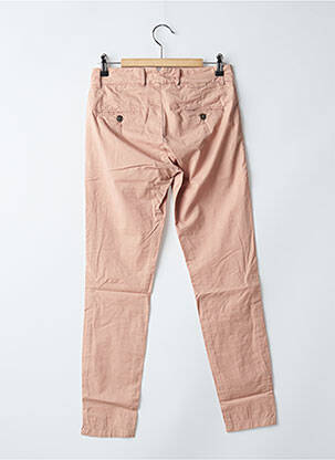 Pantalon chino tissage popeline taille normale rose TRUE NYC femme