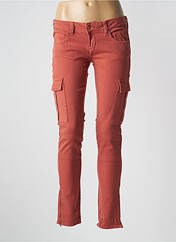 Pantalon cargo rouge REIKO pour femme seconde vue