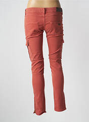 Pantalon cargo rouge REIKO pour femme seconde vue