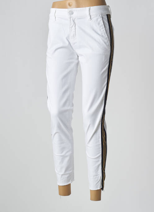 Pantalon 7/8 blanc FIVE pour femme