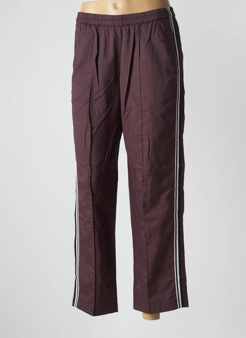 Pantalon droit marron BELLEROSE pour femme