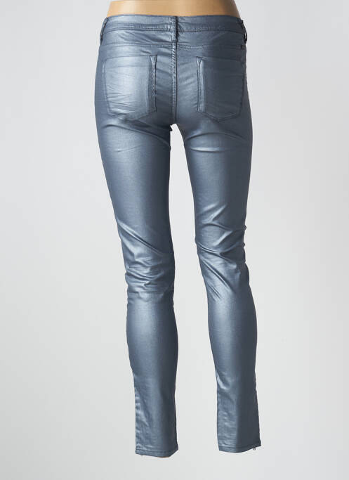 Pantalon slim bleu TEDDY SMITH femme