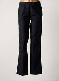 Pantalon droit tissage popeline taille normale bleu MY PANTS femme
