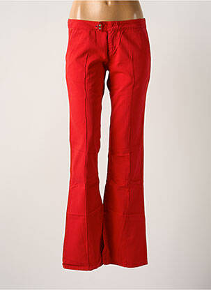Jeans coupe droite taille normale taille normale rouge CIMARRON femme