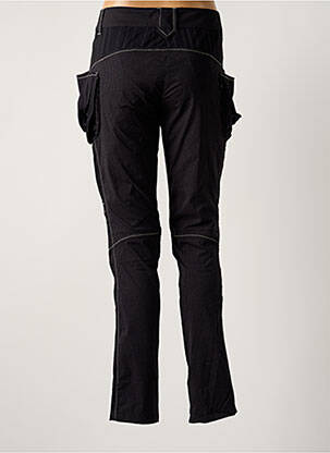Pantalon slim tissage popeline taille normale noir ICONOCLAST femme