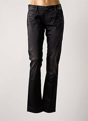 Jeans coupe slim stretch taille normale noir TEDDY SMITH femme